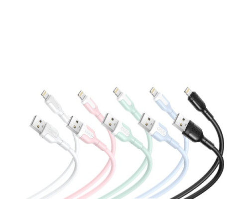 Кабель XO NB212 2.1A USB cable for Lightning (30pcs/Bottle) Мікс mag-69206808289511023