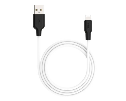 Кабель HOCO X21 Plus Silicone Lightning 2,4A/2m. Black&White mag-6931474713780139085