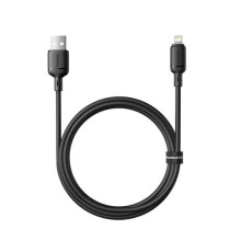 USB кабель Baseus Silky Series USB to Lightning 2.4A 1m Black P10377702113-00 mag-6932172668822133633
