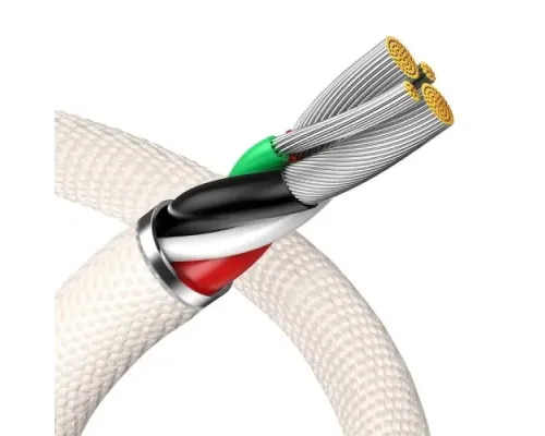 USB кабель Baseus Crystal Shine Series Fast Charging Data USB to iP 2.4A 1.2m Pink CAJY001104 mag-6932172614430144954