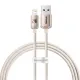 USB кабель Baseus Crystal Shine Series Fast Charging Data USB to iP 2.4A 1.2m Pink CAJY001104 mag-6932172614430144954