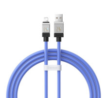 USB кабель Baseus CoolPlay Series Fast Charging Cable USB to iP 2.4A 1m Blue CAKW000403 mag-693217262674755972