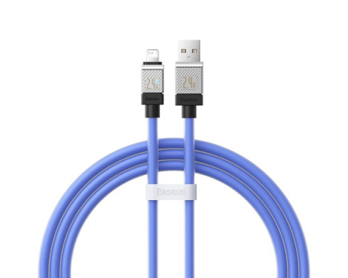 USB кабель Baseus CoolPlay Series Fast Charging Cable USB to iP 2.4A 1m Blue CAKW000403 mag-693217262674755972