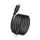 PD Кабель HOCO X124 Bien PD27W silicone charging data cable iP/1m Black mag-6942007664387154066