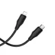 PD Кабель HOCO X124 Bien PD27W silicone charging data cable iP/1m Black mag-6942007664387154066