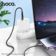 Кабель HOCO U133 Monte charging data cable iP 1,2 m. Black mag-6942007618274144420