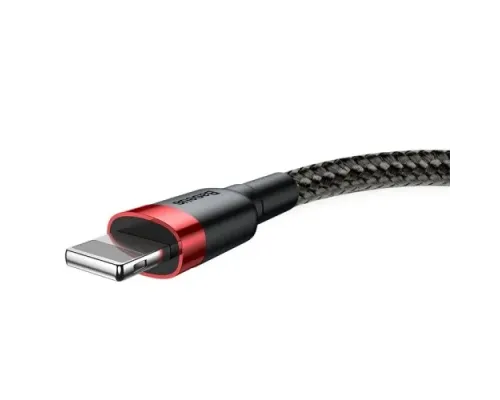 USB кабель Baseus Cafule for Ligtning 1.5A/2m. Black-red CALKLF-C19 mag-6953156275027147125