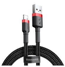 USB кабель Baseus Cafule for Ligtning 1.5A/2m. Black-red CALKLF-C19 mag-6953156275027135399