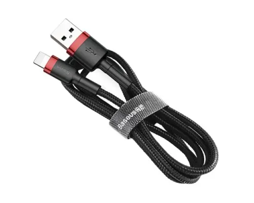 USB кабель Baseus Cafule for Ligtning 1.5A/2m. Black-red CALKLF-C19 mag-6953156275027147125