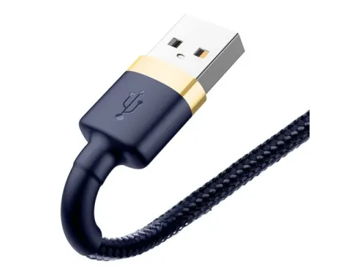 USB кабель Baseus Cafule for Ligtning 2,4A/1m. Blue-gold CALKLF-BV3 mag-6953156290754144177