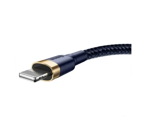 USB кабель Baseus Cafule for Ligtning 2,4A/1m. Blue-gold CALKLF-BV3 mag-6953156290754144177