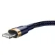 USB кабель Baseus Cafule for Ligtning 2,4A/1m. Blue-gold CALKLF-BV3 mag-6953156290754144177