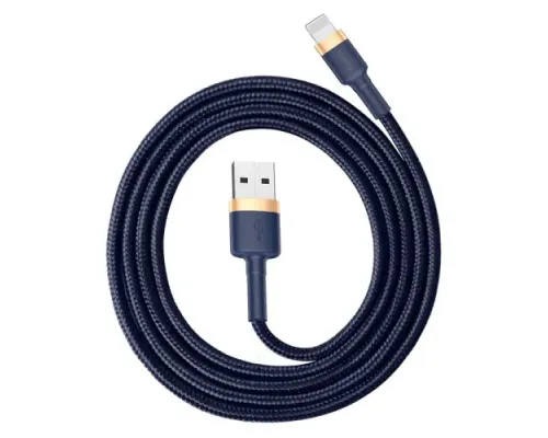USB кабель Baseus Cafule for Ligtning 2,4A/1m. Blue-gold CALKLF-BV3 mag-6953156290754144177