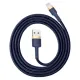 USB кабель Baseus Cafule for Ligtning 2,4A/1m. Blue-gold CALKLF-BV3 mag-6953156290754144177