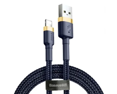 USB кабель Baseus Cafule for Ligtning 2,4A/1m. Blue-gold CALKLF-BV3 mag-6953156290754144177