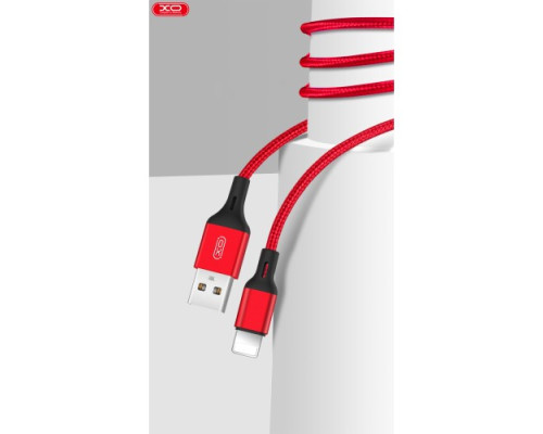 Кабель XO NB143 Braided data cable Lightning 1m Чорний mag-69206808707071050