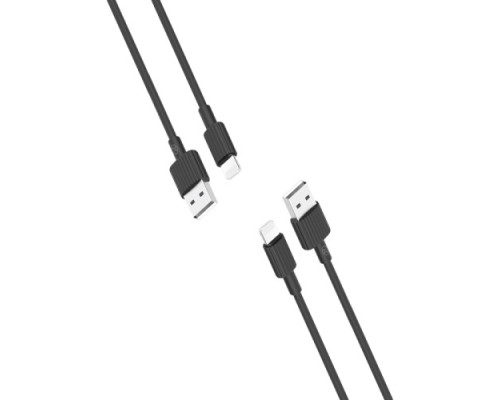 Кабель XO NB-P156 2.0A/1m for Lightning Чорний mag-6920680871896978