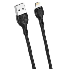 Кабель XO NB200 USB cable for Lightning 2.1A/2M Чорний mag-6920680877997147318