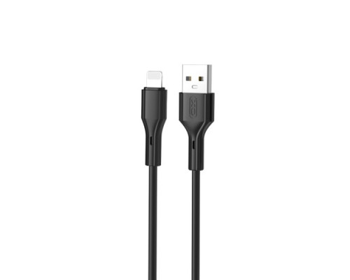Кабель XO NB230 2.4A Rock Series Lightning Data Cable Чорний mag-6920680833429141103