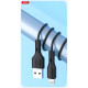 Кабель XO NB230 2.4A Rock Series Lightning Data Cable Чорний mag-6920680833429141103
