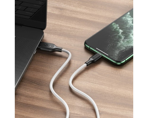 Кабель BOROFONE BX42 Encore silicone for Lightning 2.4A/1m білий mag-6931474736734139553