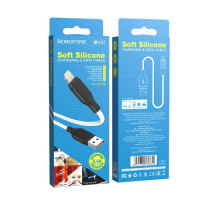 Кабель BOROFONE BX42 Encore silicone for Lightning 2.4A/1m білий mag-6931474736734139553
