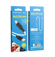 Кабель BOROFONE BX42 Encore silicone for Lightning 2.4A/1m білий mag-6931474736734139553