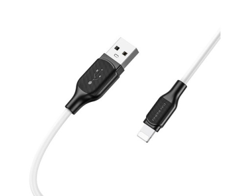 Кабель BOROFONE BX42 Encore silicone for Lightning 2.4A/1m білий mag-6931474736734139553