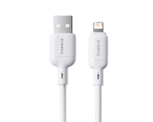 USB кабель Baseus Silky Series USB to Lightning 2.4A 2m White P10377702213-01 mag-6932172668785107243