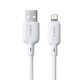 USB кабель Baseus Silky Series USB to Lightning 2.4A 2m White P10377702213-01 mag-6932172668785107243