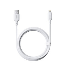 USB кабель Baseus Silky Series USB to Lightning 2.4A 2m White P10377702213-01 mag-6932172668785107243