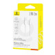 USB кабель Baseus Silky Series USB to Lightning 2.4A 2m White P10377702213-01 mag-6932172668785107243