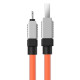 USB кабель Baseus CoolPlay Series Fast Charging Cable USB to iP 2.4A 1m Orange CAKW000407 mag-693217262675455973