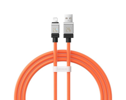 USB кабель Baseus CoolPlay Series Fast Charging Cable USB to iP 2.4A 1m Orange CAKW000407 mag-693217262675455973
