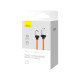 USB кабель Baseus CoolPlay Series Fast Charging Cable USB to iP 2.4A 1m Orange CAKW000407 mag-693217262675455973