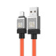 USB кабель Baseus CoolPlay Series Fast Charging Cable USB to iP 2.4A 1m Orange CAKW000407 mag-693217262675455973