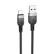 Кабель HOCO X109 Energy silicone charging data cable iP 2A/2m. Black mag-6942007636292144045