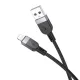 Кабель HOCO X109 Energy silicone charging data cable iP 2A/2m. Black mag-6942007636292144045