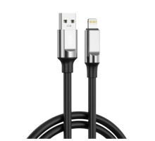 Кабель XO NB251 Liquid Silicone Rubber for Lightning 6A/1m Чорний mag-6920680844678136199