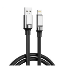 Кабель XO NB251 Liquid Silicone Rubber for Lightning 6A/1m Чорний mag-6920680844678136199