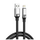Кабель XO NB251 Liquid Silicone Rubber for Lightning 6A/1m Чорний mag-6920680844678136199