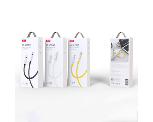 Кабель XO NB251 Liquid Silicone Rubber for Lightning 6A/1m Чорний mag-6920680844678136199