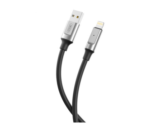 Кабель XO NB251 Liquid Silicone Rubber for Lightning 6A/1m Чорний mag-6920680844678136199