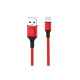 Кабель XO NB143 Braided data cable Lightning 1m Червоний mag-69206808707141051