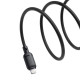 USB кабель Baseus Silky Series USB to Lightning 2.4A 2m Black P10377702113-01 mag-6932172668792107244