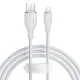 USB кабель Baseus Pudding Series Fast Charging Cable USB to iP 2.4A 1.2m White P10355700221-00 mag-6932172634131144903