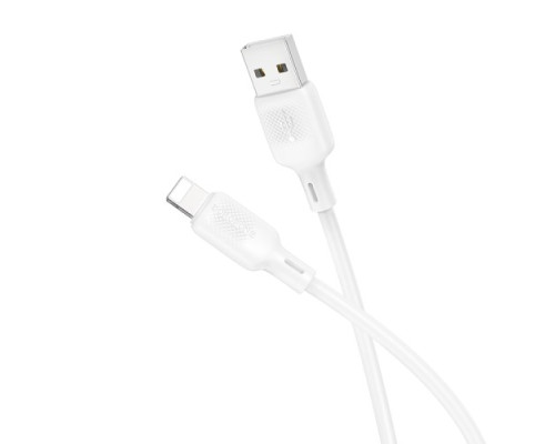 Кабель BOROFONE BX113 Lenny Silicone for Lightning 2,4A/1m білий mag-6941991115400137618