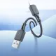 Кабель HOCO X101 Assistant silicone charging data cable iP 1m. Black mag-6942007604031154154