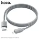 Кабель HOCO X107 Favor charging data cable iP 2,4A/1m Gray mag-6942007626279144024