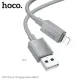 Кабель HOCO X107 Favor charging data cable iP 2,4A/1m Gray mag-6942007626279144024
